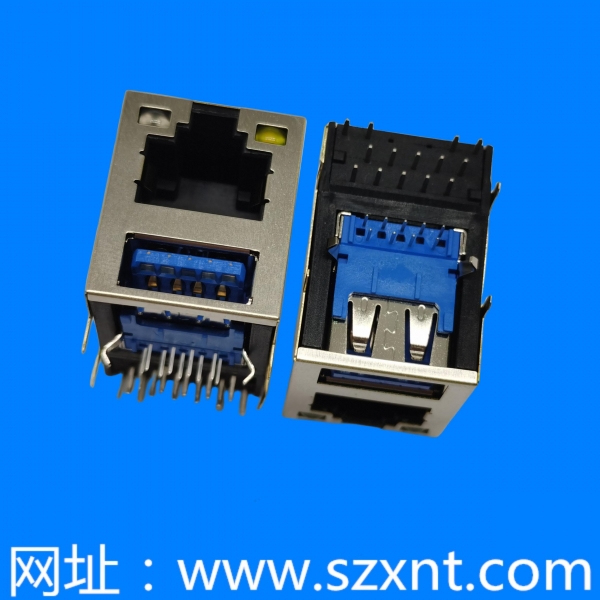 香港雙層RJ45+USB3.0